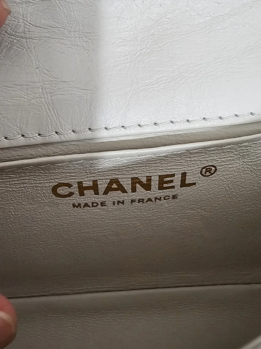 CHANEL Reissue White Quilted Mini Waist Bag with Gold-Tone Turn Lock AUTHENTIC